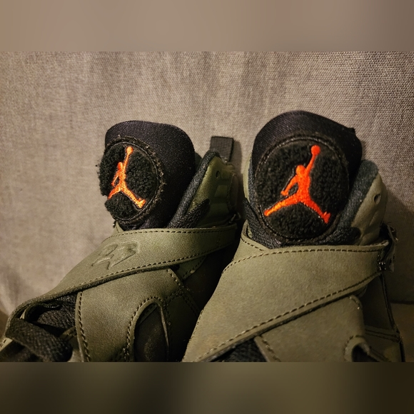NIKE AIR Jordan 8 Retro "Take Flight Undefeated" GS Size 5.5 M / 7 W Jordan 8s - Picture 7 of 7